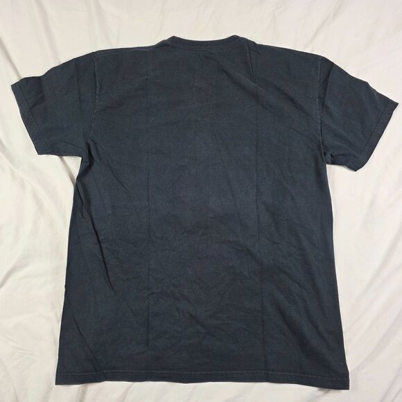 Quiksilver Mens Size XL Black Regular Fit Short Sleeve Shirt Cotton Crewneck - Picture 2 of 8